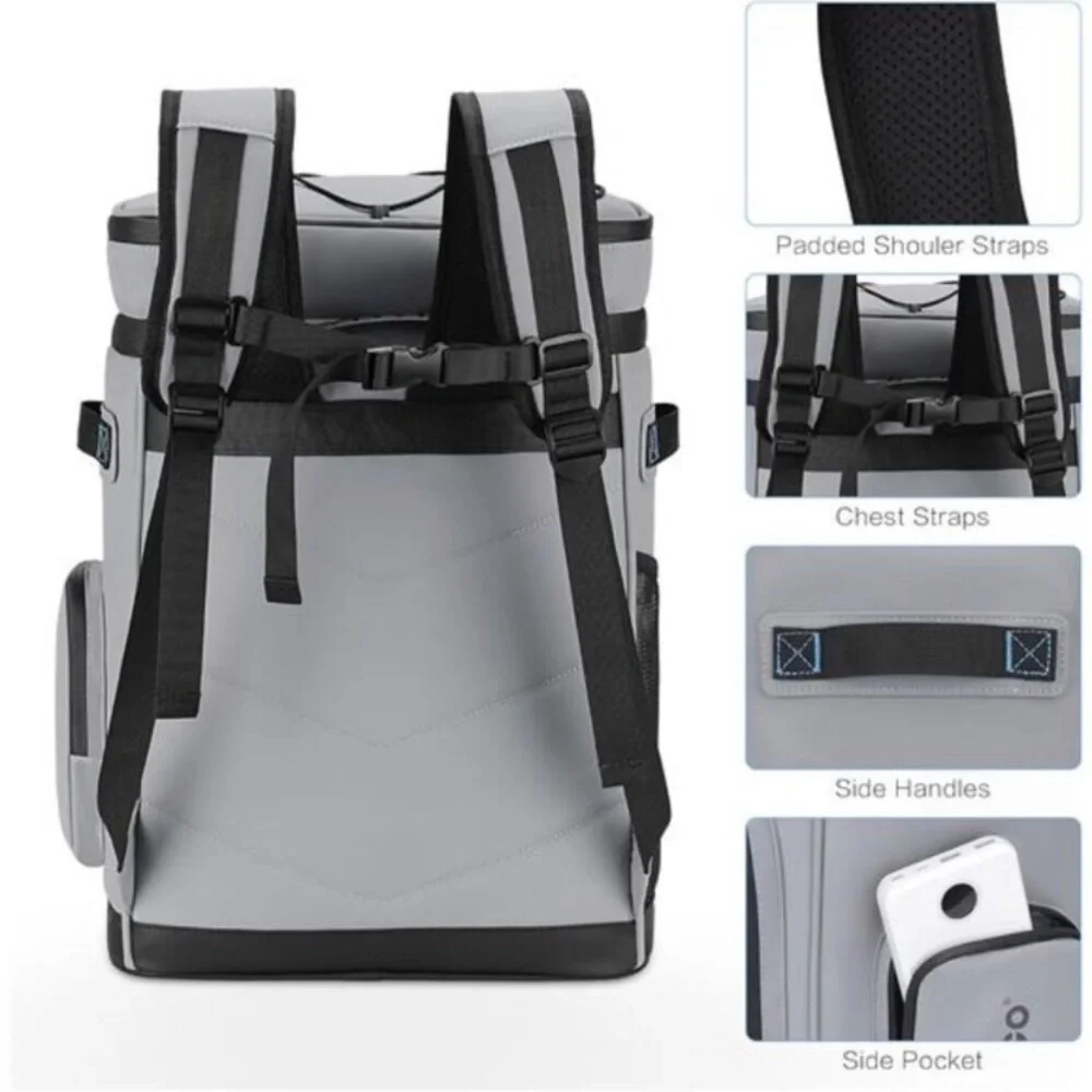 Large Waterproof Insulated Cooler Backpack for Men & Women, Leak Proof